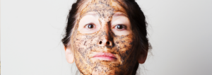 Woman with Natural Face Mask